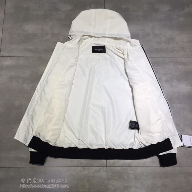 Balenciaga外套 專櫃同步 巴黎世家連帽外套 黑色拉鏈上衣  tzy1684
